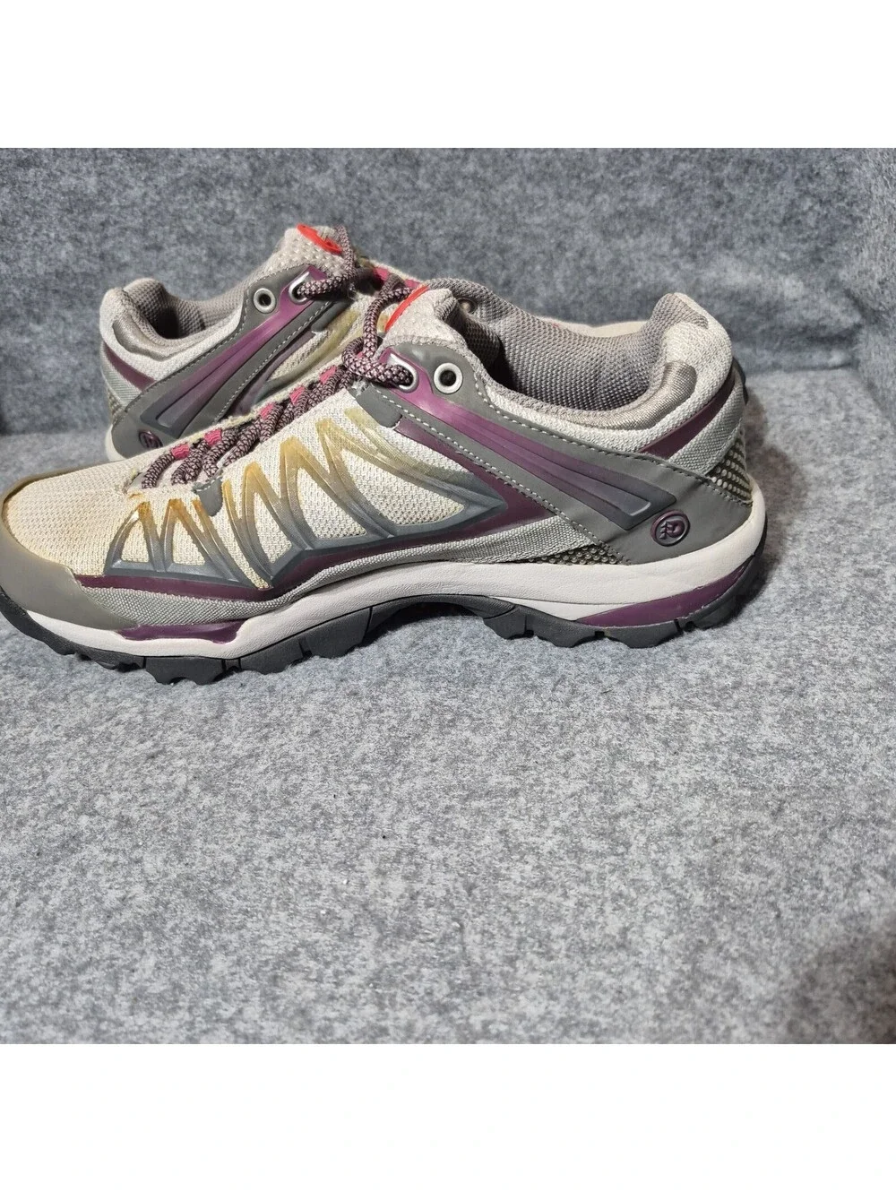 DUNHAM Waffle Stompers Women's Trail Runner Shoes Size 10 Gray Purple